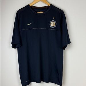 Inter Milan 2008 - 2009 Nike Training Jersey / Kit - Dark Blue, Men's Size XL